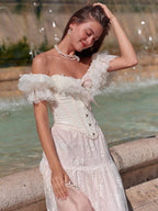 Ivory Lace Princess Corset & Skirt