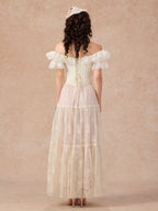 Ivory Lace Princess Corset & Skirt
