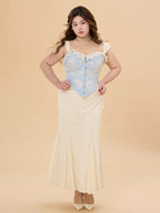 Ivory Pearl Corset Gown