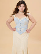 Ivory Pearl Corset Gown