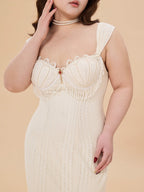 Ivory Pearl Corset Gown