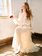 Snow White Vintage Knit Cardigan