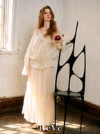 Snow White Vintage Knit Cardigan