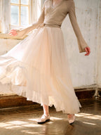 Romantic Layered Tulle Skirt