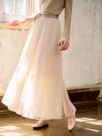Romantic Layered Tulle Skirt