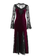 Nocturne Velvet & Lace Siren Gown