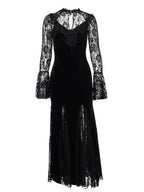 Nocturne Velvet & Lace Siren Gown
