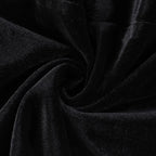 Black Velvet Lace Bell Sleeve Gothic Dress