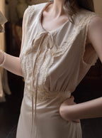Lace Ribbon Vintage Nightgown