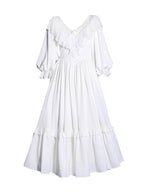 White Lace Blossom Fairytale Dress