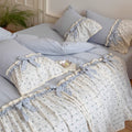 Blue Garden Ribbon Bedding Set