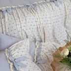 Blue Garden Ribbon Bedding Set