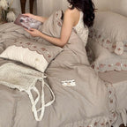 Mocha Rose Haven Bedding Set