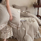Mocha Rose Haven Bedding Set
