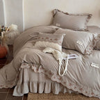 Mocha Rose Haven Bedding Set
