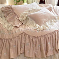 Butterfly Lace Ruffle Bedding Set