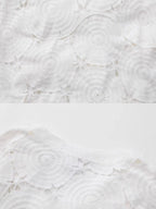 Vintage Lace Collar Crochet Blouse