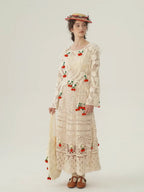 Cherry Crochet Garden Blouse