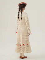 Cherry Crochet Garden Blouse