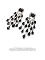 Crystal Cascade Chandelier Earrings