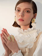 Golden Wing Statement Ring