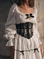 Victorian Ribbon Cameo Dress