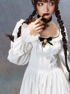 Victorian Ribbon Cameo Dress