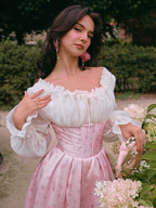 Blush Corset Rose Garden Dress