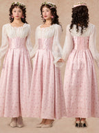 Blush Corset Rose Garden Dress