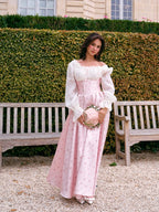 Blush Corset Rose Garden Dress