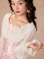 Blush Corset Rose Garden Dress