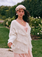 Lace Whisper Romantic Knit Cardigan