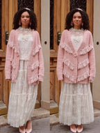 Lace Whisper Romantic Knit Cardigan