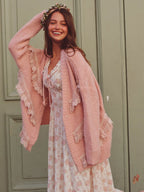 Lace Whisper Romantic Knit Cardigan