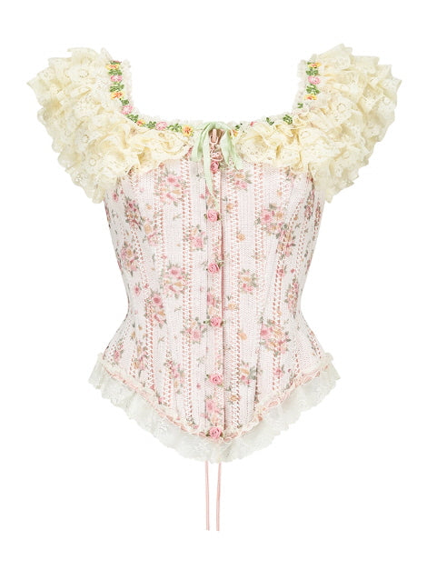 Blooming Lace Garden Corset