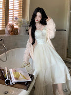 Whispering Petal Tulle Dress