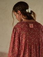 Vintage Rose Ruffle Lace Nightgown