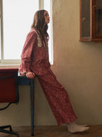 Rose Garden Vintage Lace Loungewear Set