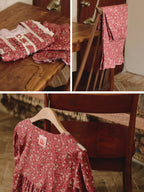 Rose Garden Vintage Lace Loungewear Set