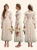 Rosy Whispers Garden Muse Dress