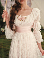 Rosy Whispers Garden Muse Dress