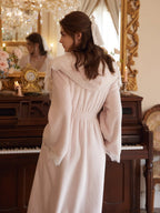 Rose Veil Lace Hooded Robe