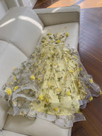 Lemon Bloom Garden Dress