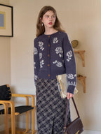 Vintage Rose Garden Knit Cardigan