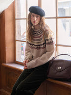 Winter Fair Isle Cozy Knit Sweater