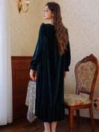 Retro Velvet Princess Nightgown