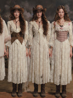 Moonlit Meadow Lace Long Dress