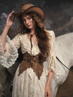 Moonlit Meadow Lace Long Dress
