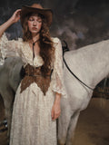 Moonlit Meadow Lace Long Dress