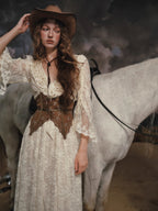 Moonlit Meadow Lace Long Dress
